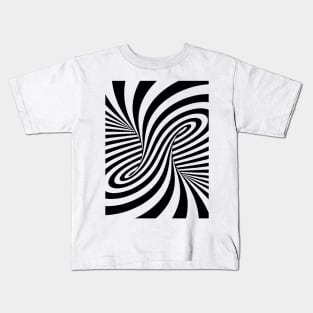 Op Art Trippy Optical Illusion Kids T-Shirt